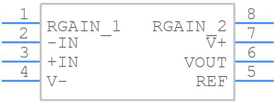 AMP04FSZ-R7 - Analog Devices - PCB symbol
