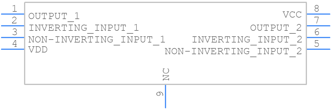 TS972IYQT - STMicroelectronics - PCB symbol