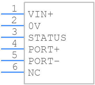 AG6100-S - Silvertel - PCB symbol