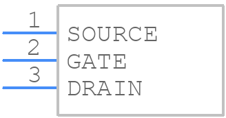 VN2222LL - onsemi - PCB symbol