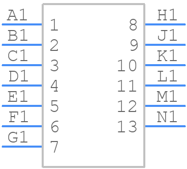 87AB3-201 - Grayhill - PCB symbol
