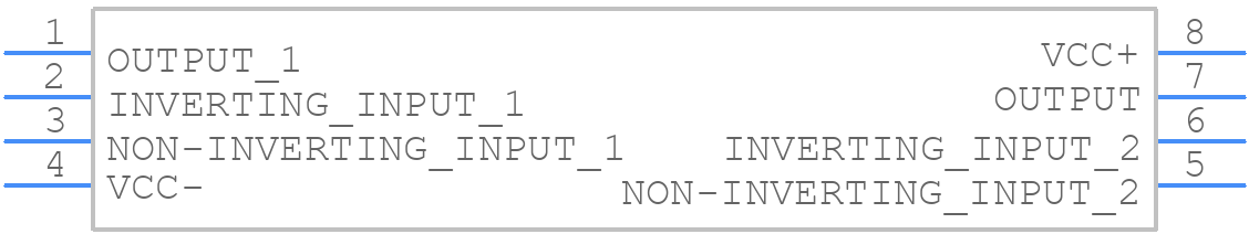 MC33172DT - STMicroelectronics - PCB symbol
