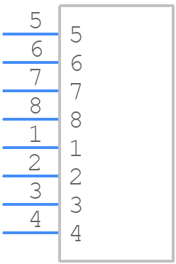 EN3P8MRAPCBN - Switchcraft - PCB symbol