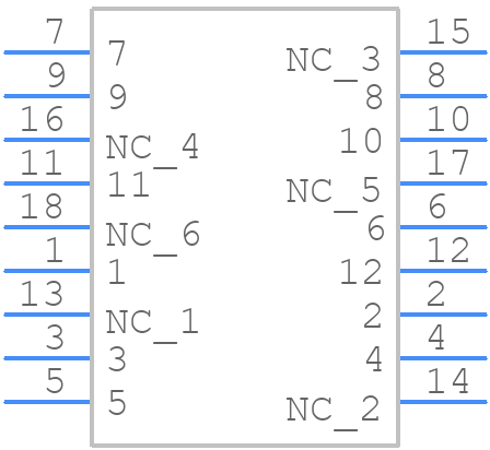 EN3P12MRAPCBN - Switchcraft - PCB symbol