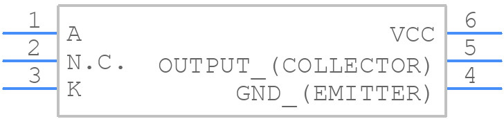 TLP2768A - Toshiba - PCB symbol
