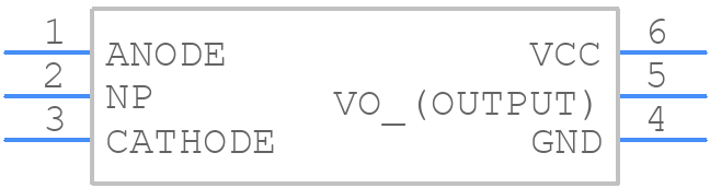 TLP2345 - Toshiba - PCB symbol