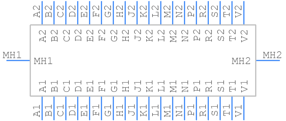 357-036-520-202 - EDAC - PCB symbol
