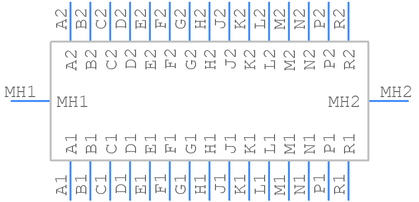 357-030-520-202 - EDAC - PCB symbol