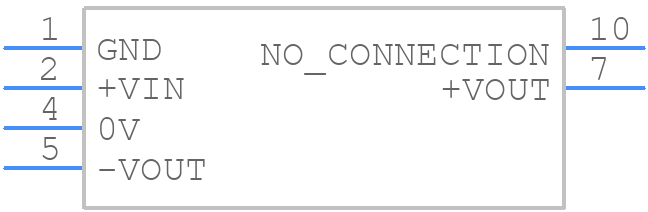 ISA0512 - XP POWER - PCB symbol