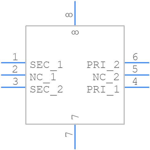 CST2-050LB - COILCRAFT - PCB symbol