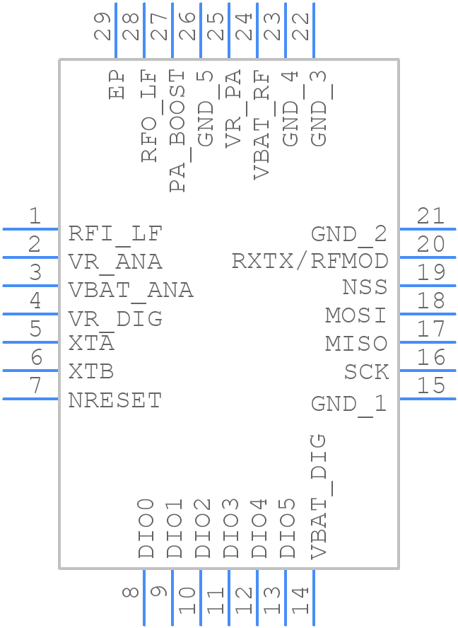 SX1278IMLTRT - SEMTECH - PCB symbol
