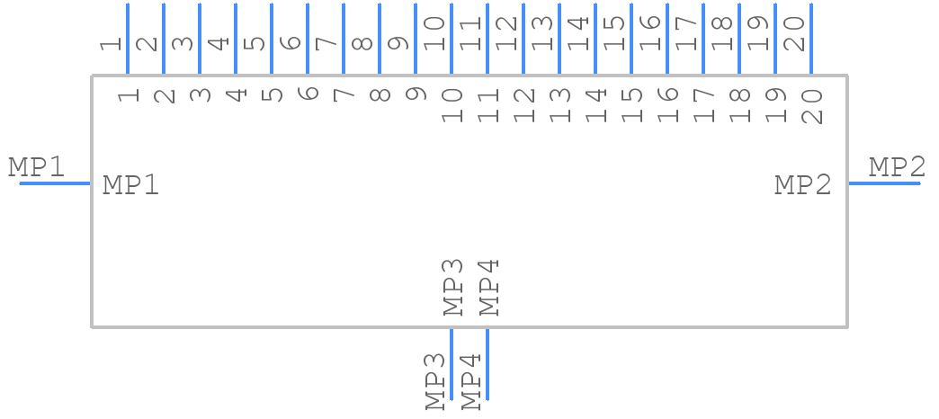 0527452097 - Molex - PCB symbol