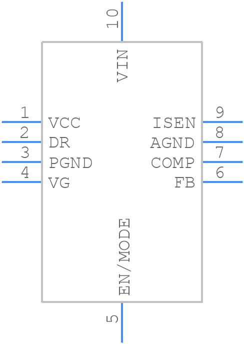 LM3017LEX/NOPB - Texas Instruments - PCB symbol