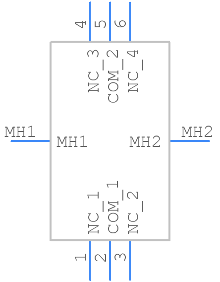 EG2211 - E-Switch - PCB symbol