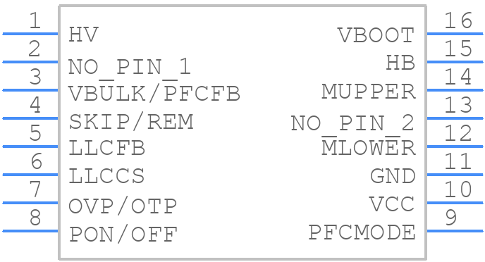 NCP1399AIDR2G - onsemi - PCB symbol