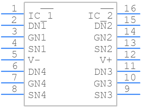 ALD810022SCL - Advanced Linear Devices Inc. - PCB symbol