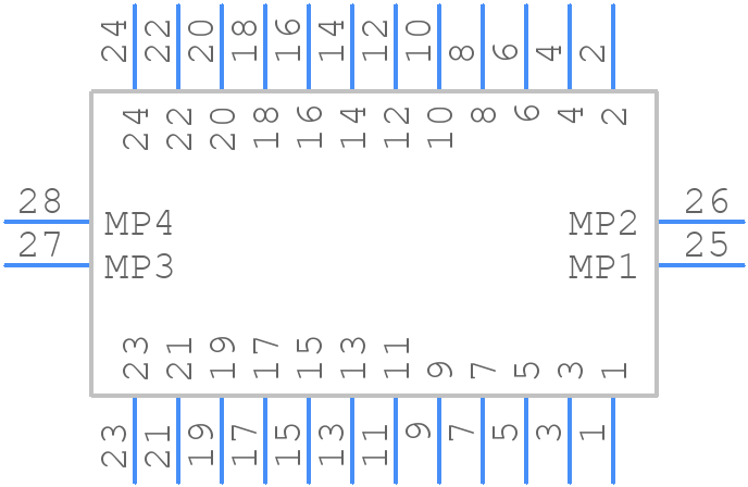 AXT524124A - Panasonic - PCB symbol
