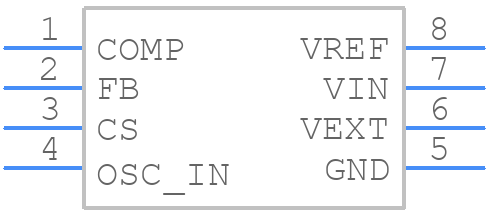 MCP1630VT-E/MS - Microchip - PCB symbol