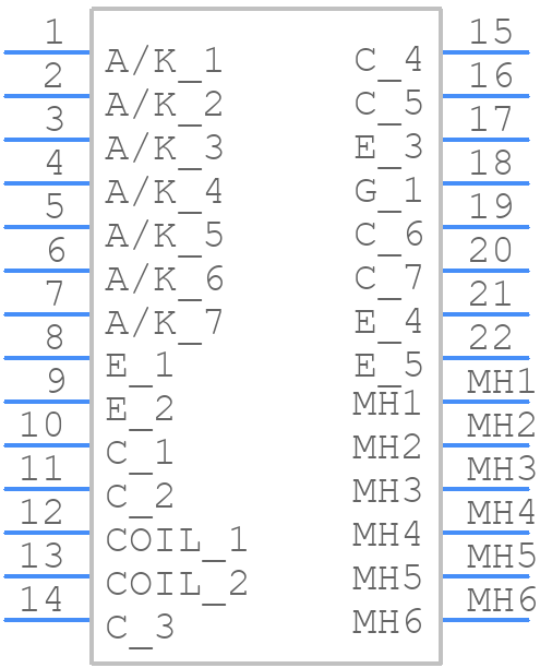 TDB6HK124N16RR - Infineon - PCB symbol