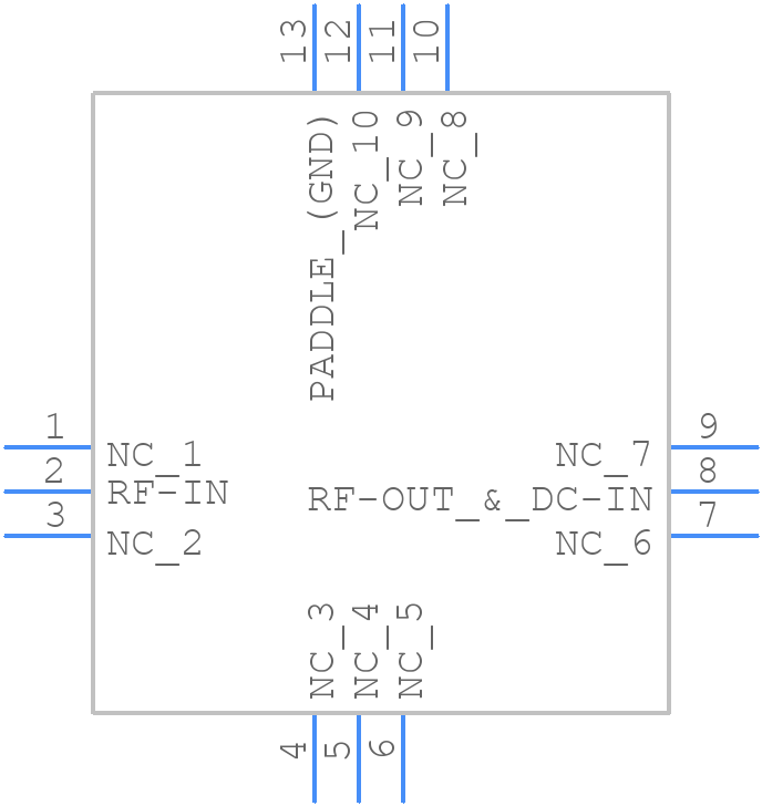 PMA3-83LN+ - Mini-Circuits - PCB symbol