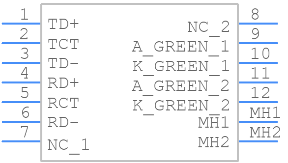 SI-60118-F - BelFuse - PCB symbol