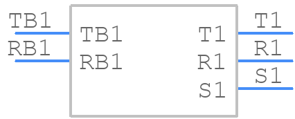 RA49B12A - Switchcraft - PCB symbol