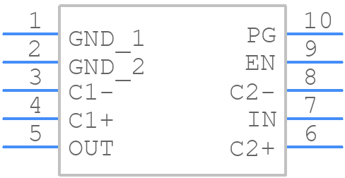 TPS60201DGSG4 - Texas Instruments - PCB symbol