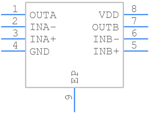 MAX9650AUA+T - Analog Devices - PCB symbol