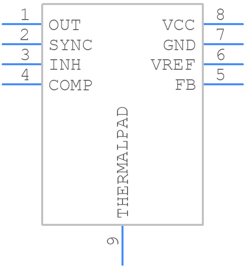 A5973D013TR - STMicroelectronics - PCB symbol