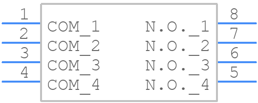 A6SN-4102-P - OMRON Electronics - PCB symbol