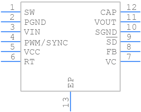 LTC3122HMSE#PBF - Analog Devices - PCB symbol
