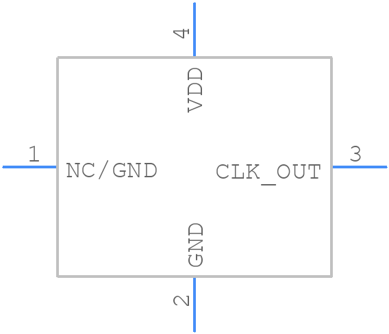 SIT1630AE-H6-DCC-32.768G - SiTime - PCB symbol