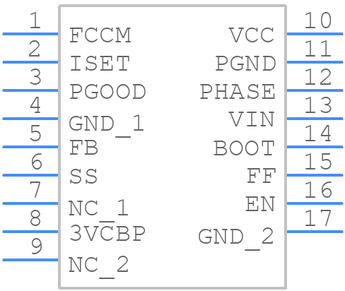 IR3475MTRPBF - Infineon - PCB symbol