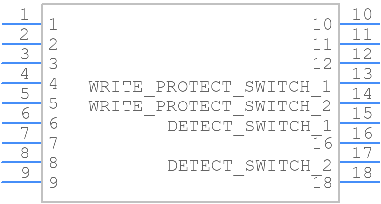 5035000991 - Molex - PCB symbol