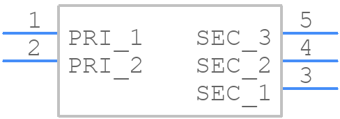 MET-60 - Tamura - PCB symbol