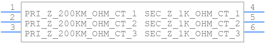 SP-4 - Triad Magnetics - PCB symbol
