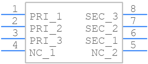 101F - Hammond Manufacturing - PCB symbol