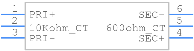 108N - Hammond Manufacturing - PCB symbol