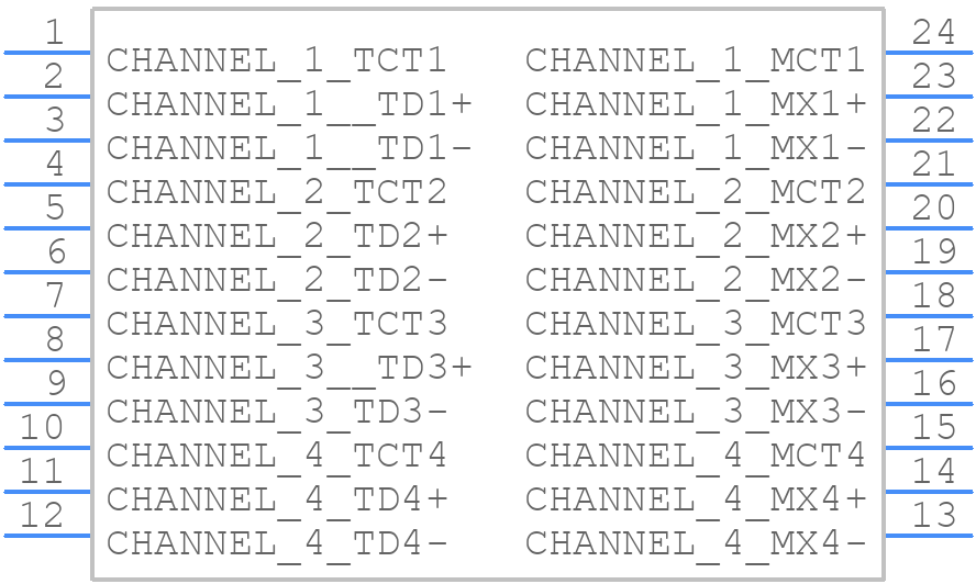 HX5084FNLT - Yageo Group - PCB symbol