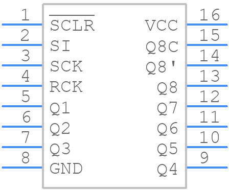 74VHC9595FT - Toshiba - PCB symbol