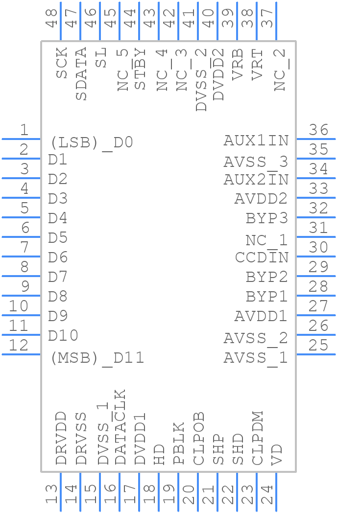 AD9845BJSTZRL - Analog Devices - PCB symbol