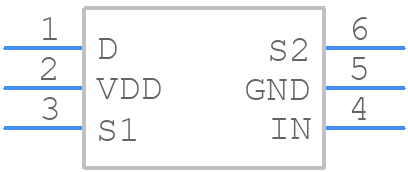 ADG752BRTZ-REEL7 - Analog Devices - PCB symbol