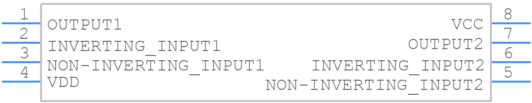 LMV358IYPT - STMicroelectronics - PCB symbol