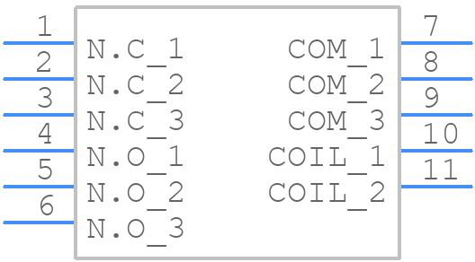MY3-02-DC12 - OMRON Electronics - PCB symbol