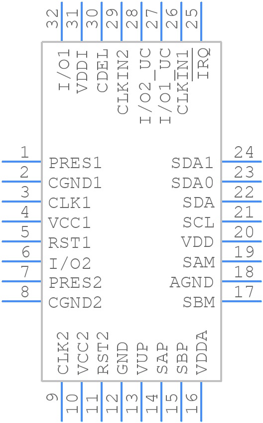 TDA8020HL/C2,118 - NXP - PCB symbol