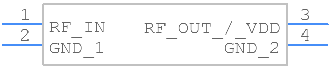 TAT7461-P - Qorvo - PCB symbol