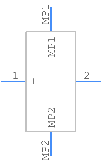 MAL215099704E3 - Vishay - PCB symbol