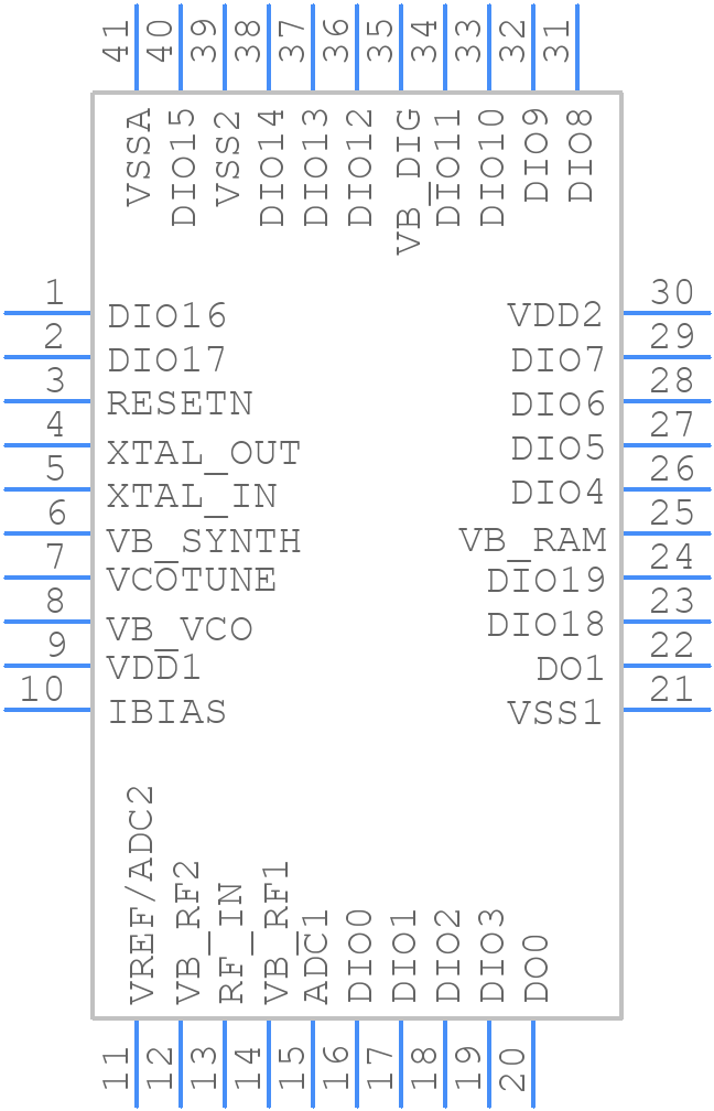 JN5164/001,515 - NXP - PCB symbol