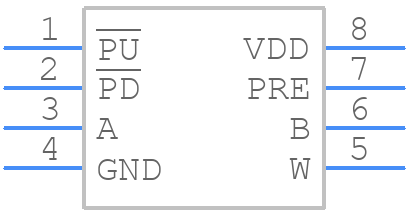 AD5228BUJZ50-RL7 - Analog Devices - PCB symbol