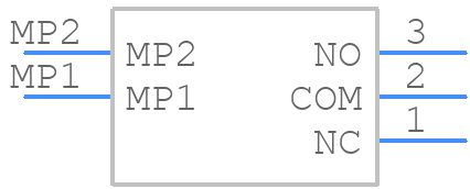 GS01MSABE - LITTELFUSE - PCB symbol